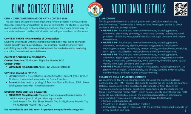 CIMC · original 2026 contest details — original poster; readable text is provided immediately before this image