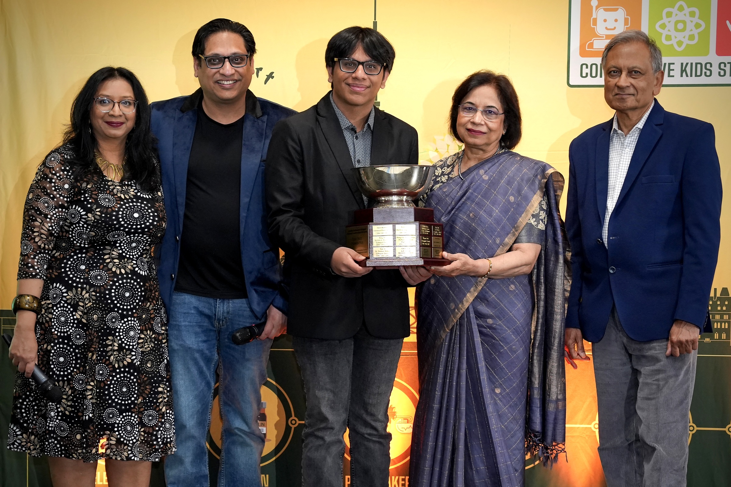 Ansh Agarwal with the CMO Silver Championship trophy.